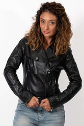 Women's leather jacket Alberta Black
